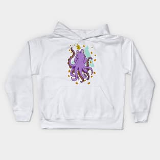 octopus king Kids Hoodie